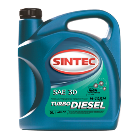 М10ДМ Дизель Sae 30 CC 5л Масло моторное Sintec