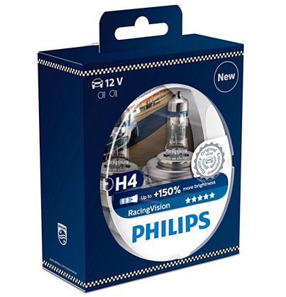 H7 Лампочка Philips 12972 RVS2 12v 55w+150% Racing Vision
