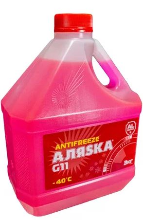 Антифриз Аляска -40 red G11 3кг (4шт/уп)