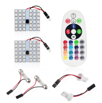 Светодиод RGB T11 с пультом