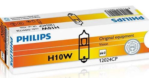H10W Лампочка Philips 12024CP 12V 10W