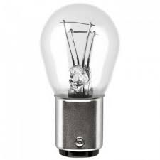 Лампочки Маяк 61215/81215 12v P21/5w двухконтактная с цоколем (аналог 7528 BAY15d Osram)