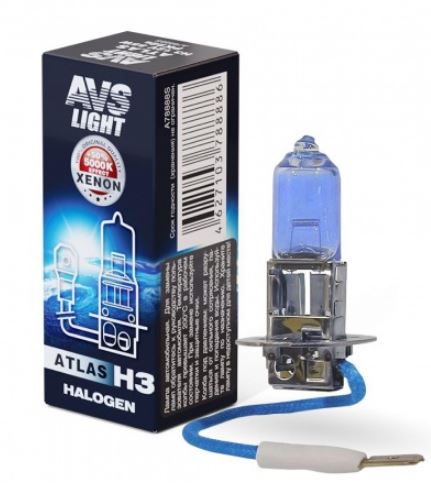 H3 5000K A78888S 12v 55w Галогенная лампа AVS Atlas