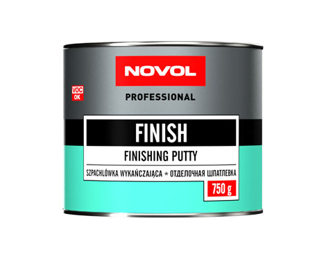 Шпатлевка отделочная 0,75кг (зелен) Finish (16шт.) NOVOL