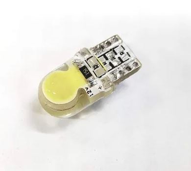 Светодиод 12v T10 силикон 5000К короткая