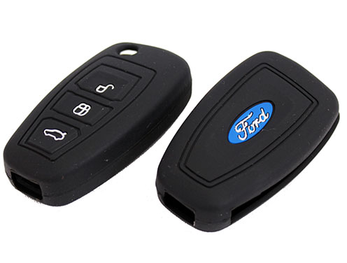 Чехол силиконовый для выкидного ключа FORD арт.BK018